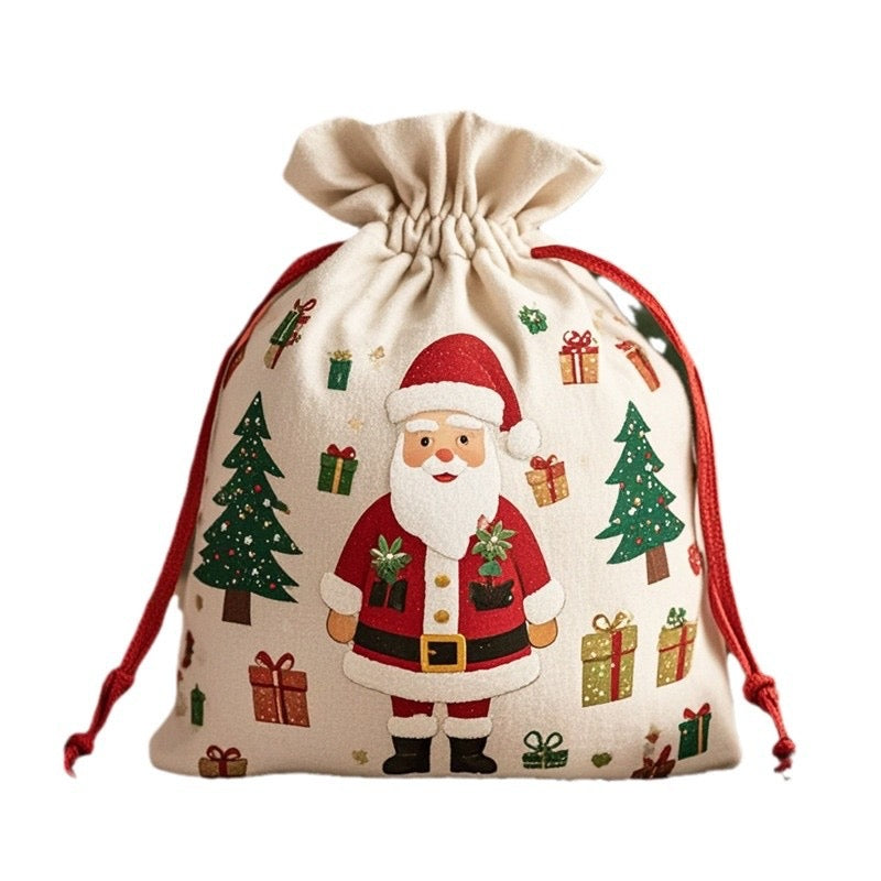 Christmas decoration bundle packaging bag Christmas Eve Santa gift bag