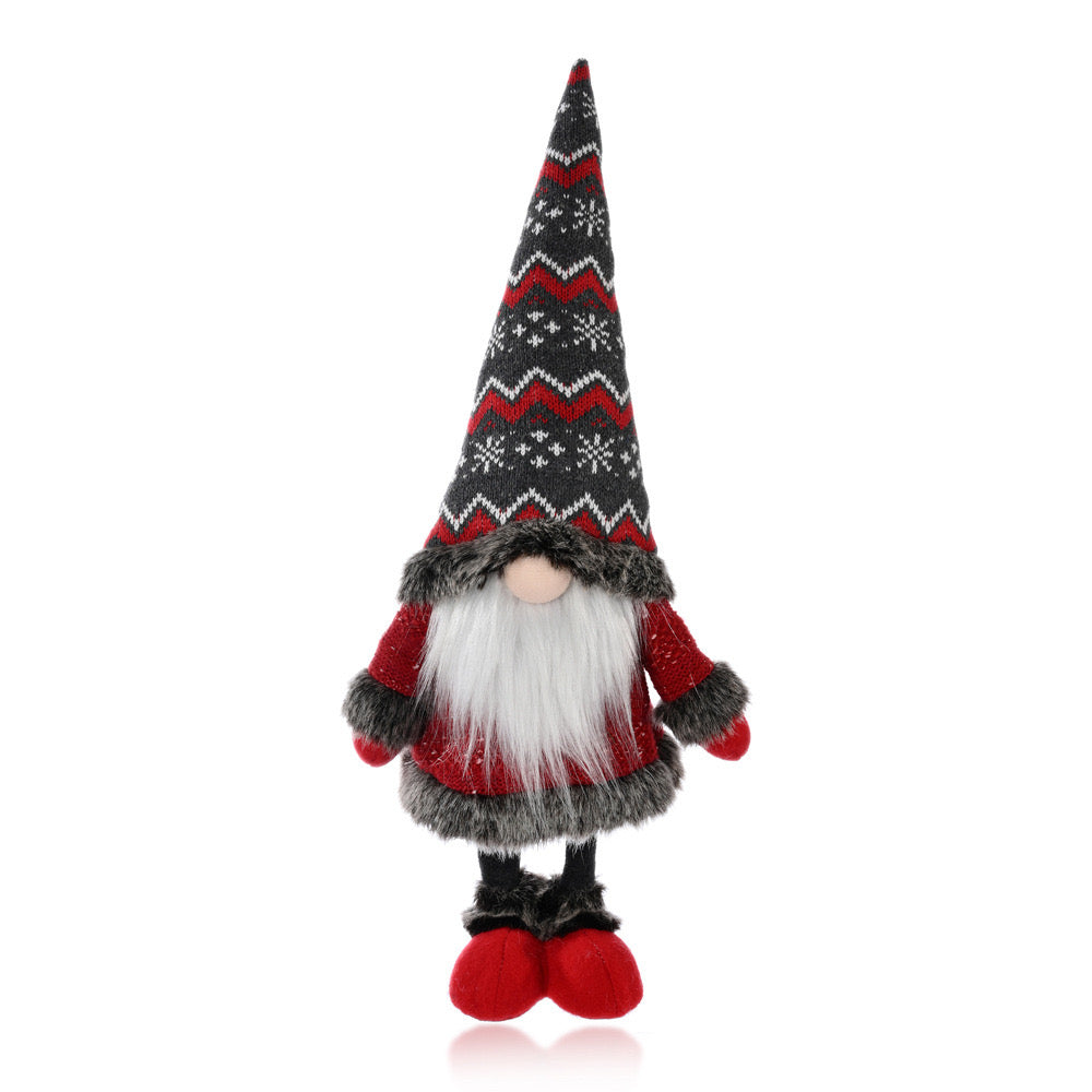 Christmas handmade knitted doll